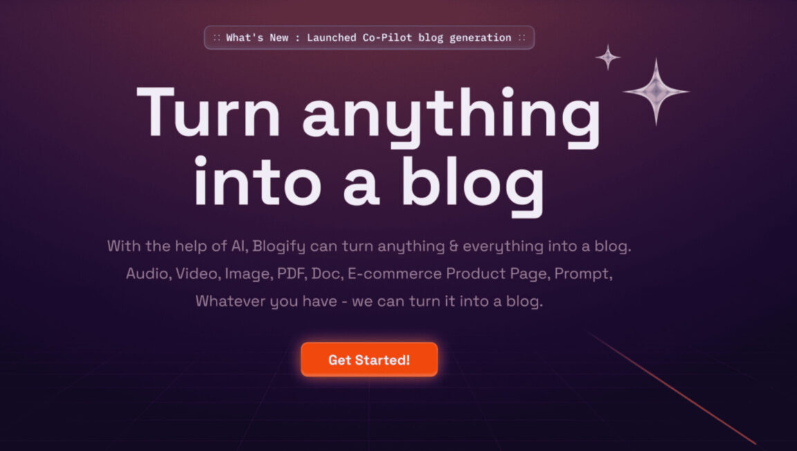 tune anyting into blog image