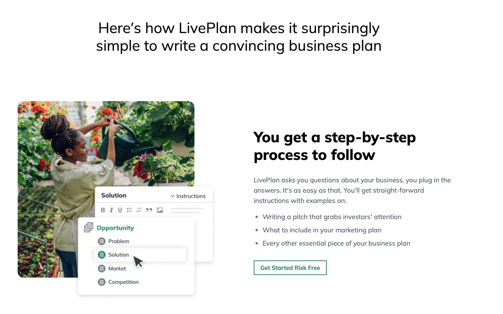 live plan for business planing